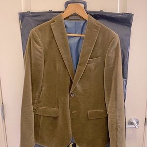 Zara mens velvet jacket